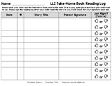 Blank and Editable LLI Reading Log for any Kit color