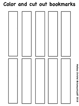 Blank bookmark template 2 by Melissa Christel