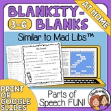 Blankity-Blanks at Home Bundle Similar to Mad Libs Print a