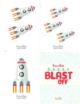 Preview of Blast Off 1-10 Number Activities