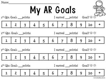 Ar Reading Goal Chart