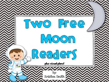 Preview of Blast off to the Moon! Two free Moon readers! (plus visual plans!)