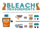 Bleach Measurements Poster for VA Childcare Center