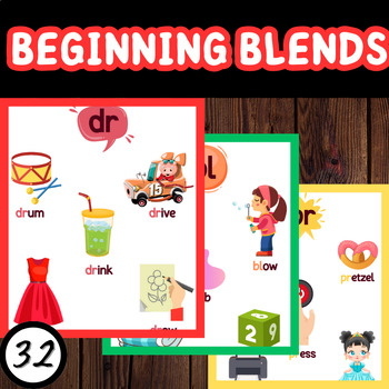 Preview of Blend Beginnings: Fun Worksheets for Kids to Master Initial Blends!