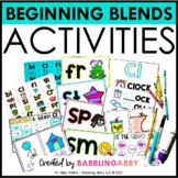 Beginning Consonant Blends and Phonics Activities | Kindergarten and First Grade