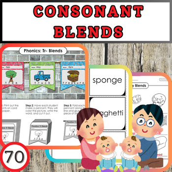 Preview of Blend Busters: Phonics Adventures with Consonant Blends!