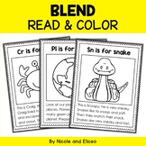 Blend and Digraph Phonics Stories Coloring Sheets