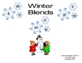 Blend Practice Winter Worksheet
