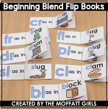 Preview of Blend Words Flip Books