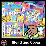 Blend and Cover Phonics Game - CVC, CCVC, CVCC, R-Controll