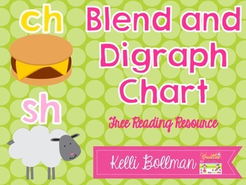 Preview of Blend and Digraph Chart {FREE}