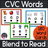 CVC Words | Blend to Read With Keyword Pictures