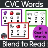Blend to Read Short A Words With Keyword Pictures