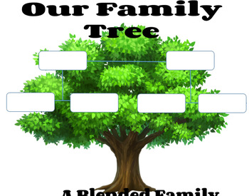Preview of Blended Family Tree Worksheet