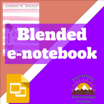 Preview of Blended Sharon Draper interactive digital novel study