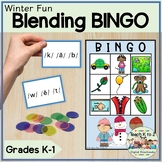 Blending BINGO Literacy Game for K-1 Segmenting/Blending S