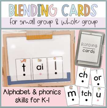 Preview of Blending Board Letter and Phonics Cards