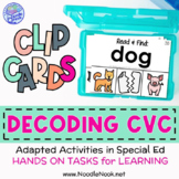 Blending CVC Task Cards - Onset and Rime Activities for Re