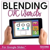 Blending CVC Words - Interactive Literacy Center Activity 