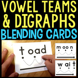 Long Vowel Teams & Other Vowel Digraphs Blending Cards Con