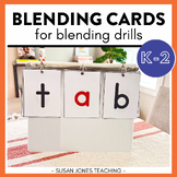 Blending Cards for a Phonics Blending Drill // Science of 
