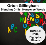 Blending Drills BUNDLE: Nonsense Words