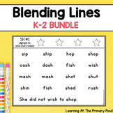 Blending Lines Bundle | K-2 Phonics Skills | SOR aligned