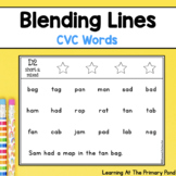 Blending Lines | CVC Words | Short Vowels | SOR aligned