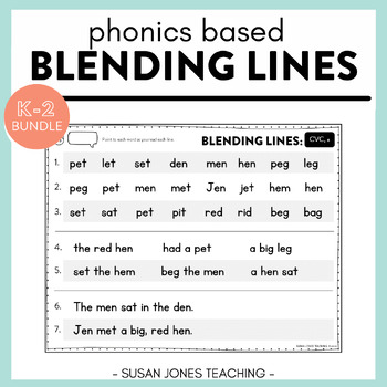 Preview of Blending Lines: Phonics Based Fluency Practice