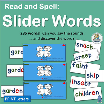 Preview of 285 Phoneme Blending & Segmenting Cards aligned with the Science of Reading