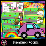 Blending Roads - Decodable Words - CVC, CCVC, CVCC and CCV