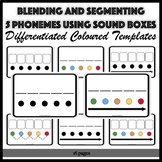 Blending and Segmenting 5 Phonemes using Sound Boxes Diffe