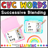 Blending cvc cards | Successive Blending | Short vowels