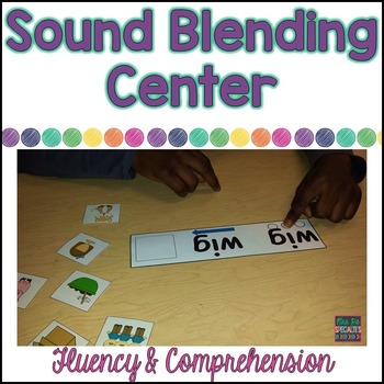 Preview of Blending Sounds Fluency and Comprehension Pack for Special Education