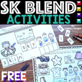 SK Consonant Blend Worksheets and Activities