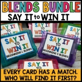 Blends Bundle Literacy Centers Games