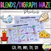 Blends | Diagraph Maze (Ch, Ph, Sh, Th, Wh) | Phonics | Word Work