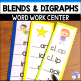 Beginning Blends & Digraphs Activity - Phonics Literacy Center