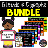 Blends & Digraphs BUNDLE: Centers, Boom Cards, & more! | S