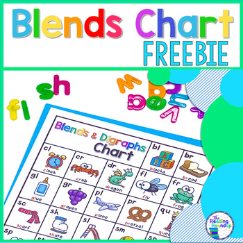 Preview of Blends & Digraphs Chart FREE