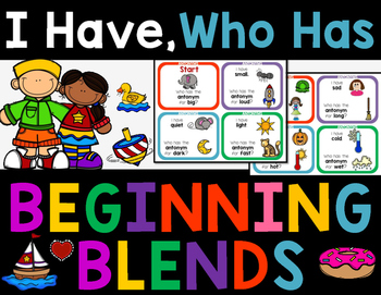 Preview of Blends, Digraphs, I Have, Who Has?