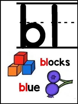 Preview of Blends, Digraphs, and Vowels