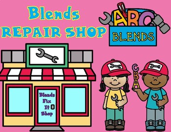 Preview of Blends Fix It Worksheets:  72 Words