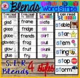 Blends Fluency Word Strips S,L,R Blends