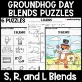 Blends Groundhog Day Puzzles