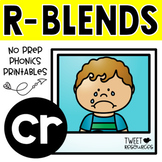 Blends Phonics NO PREP Printables for "cr"