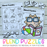 Blends Mystery Hidden Picture Puzzles - R Blends, S Blends