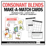 Blends Phonics Word Work: Make-a-Match Cards for Reading Centers