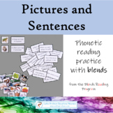 Picture and Sentence with Blends Matching Activity: Montes