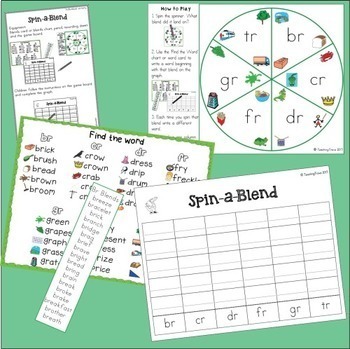 r blends worksheets and activities by teaching trove tpt